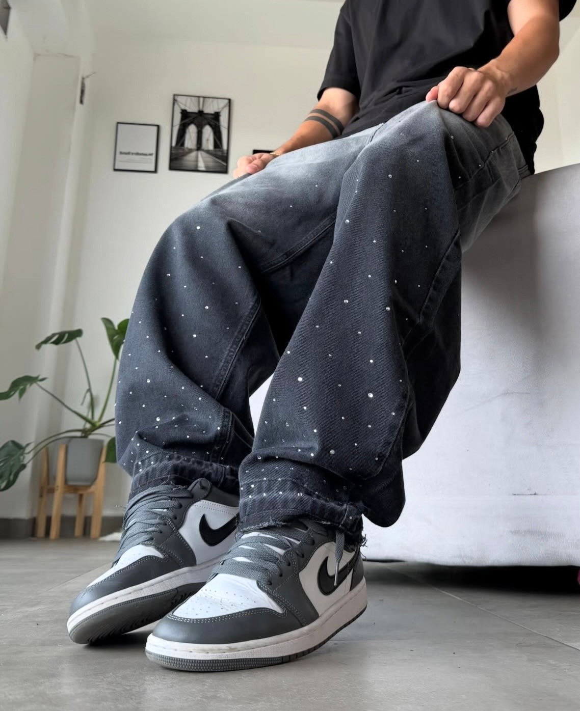 JEAN BAGGY | STRASS